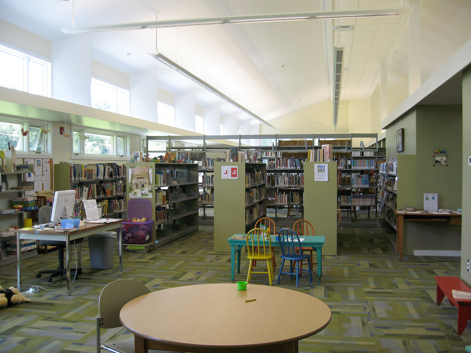 Roe Jan Library Interior. Copake, NY.