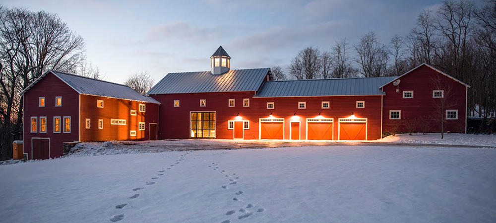 George Lagonia Construction photo of restoration of 160 year old barn